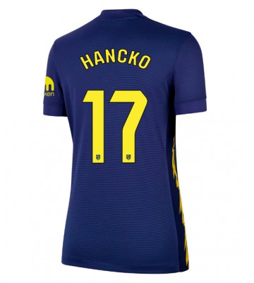 Atletico Madrid David Hancko #17 Udebanetrøje Dame 2025-26 Kortærmet